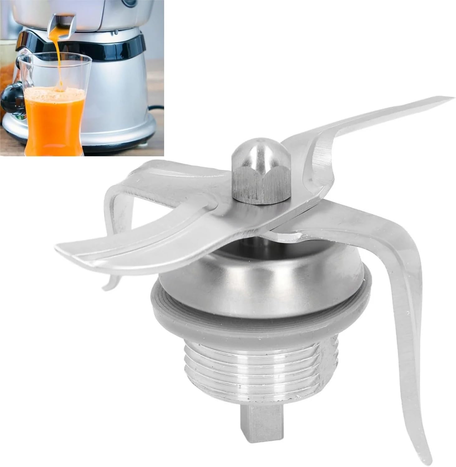 Thermomix 3300と互換性のあるブレンダーブレードナイフ、食品グレードのステンレススチール製ジューサーブレード交換用ジュー