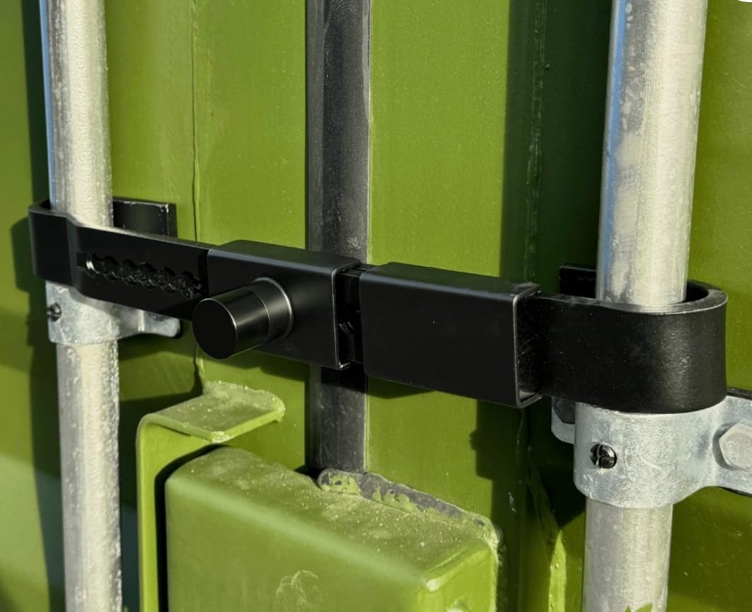 Heavy Duty Container Lock Hardened Steel, Fits Door Bars, Extra Security - Shipping Container Additional Security