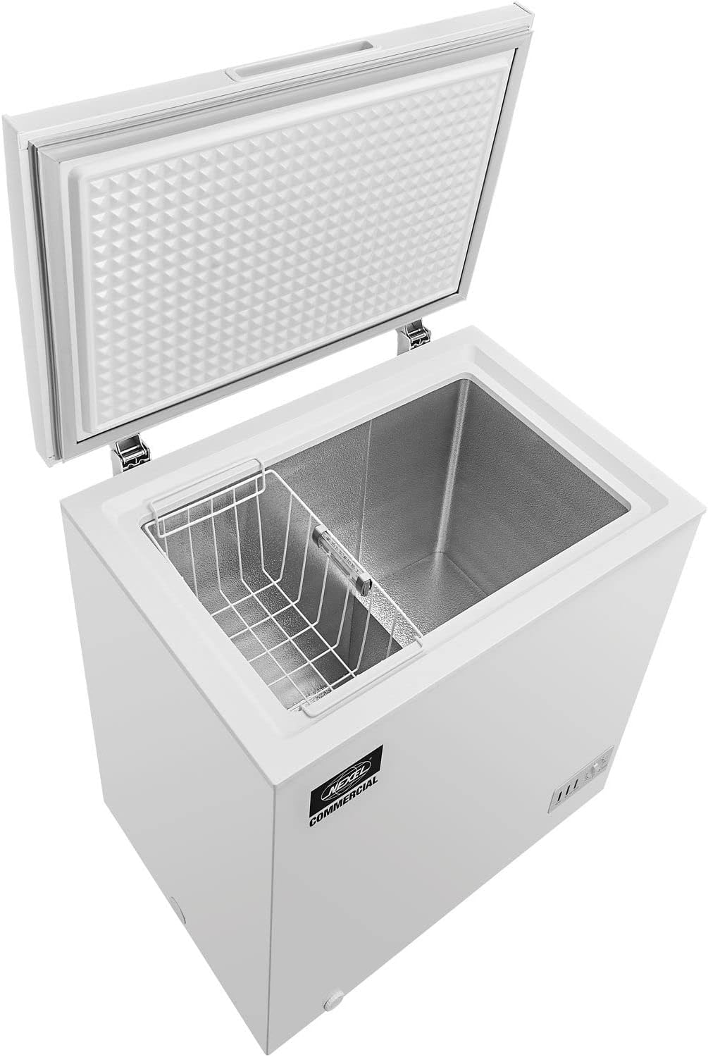 Global Industrial Chest Freezer, 4.95 Cu. Ft., White