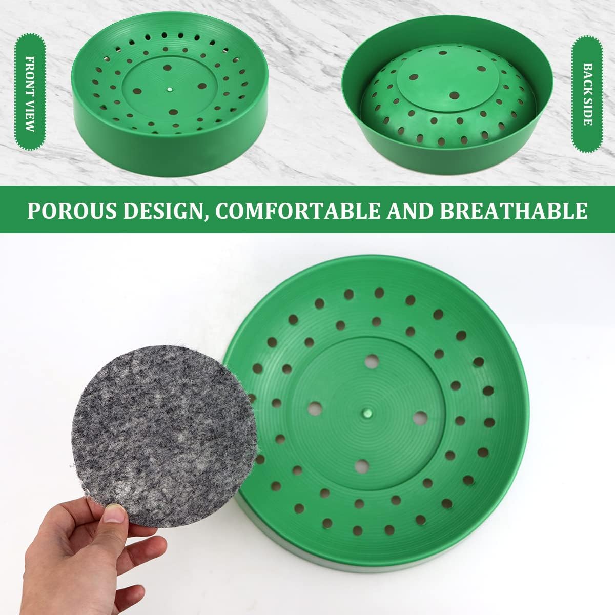10 Pcs Plastic Pigeon Nest Bird Nest Bowls Pigeon Nest Bowl Breeding Hatching Nest for Pigeons Quails Breeding Hatching