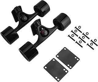 Kadimendium Skateboard Truck Combo Set Skateboard Undercarriage Kit Wheels Thunder Trucks Skateboard Truck for Skateboard for Longboard Skates