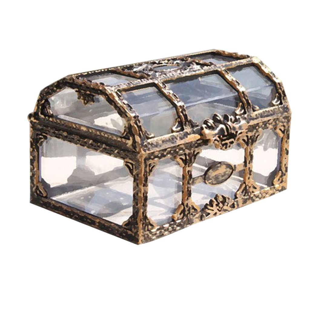 Boîte à bijoux vintage en cristal et coffre ancien en bois pour l'organisation de vos bagues