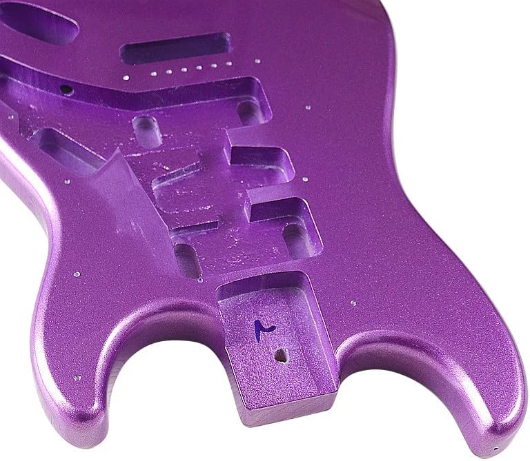 Metallic Purple Guitar Poplar Wood Body Fit Strat ST