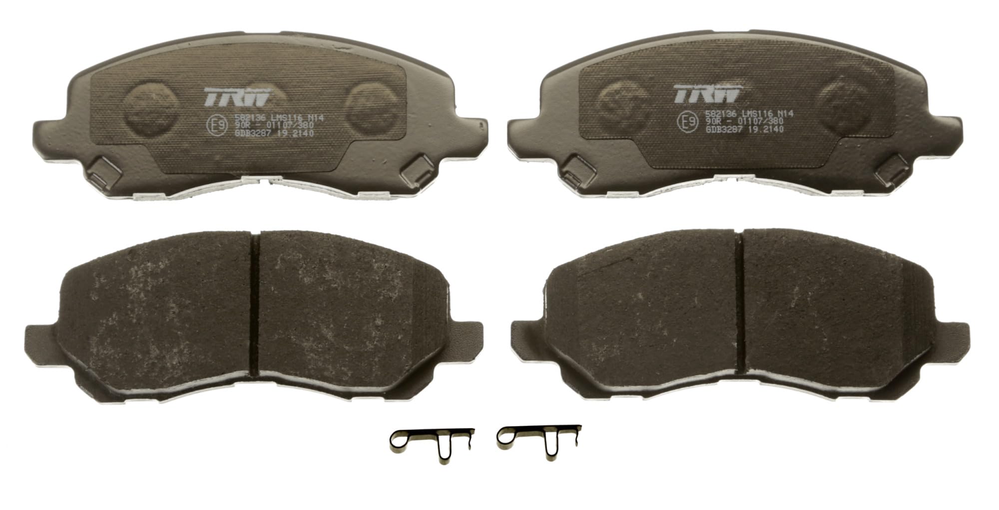 Fits TRW GDB3287 BRAKE PAD SET, DISC BRAKE