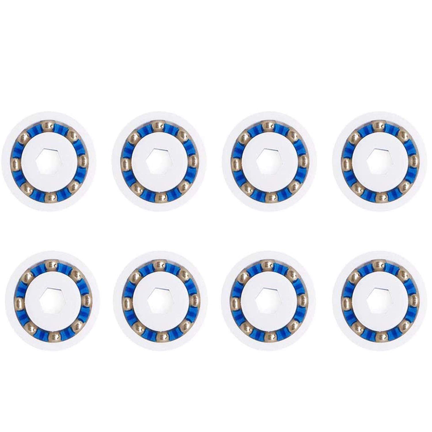 AMI PARTS Wheel Ball Bearings 9-100-1108 Replacement Part Compatible with Pressure Pool Cleaners 360 380 and 3900 Sport (8 Pack)