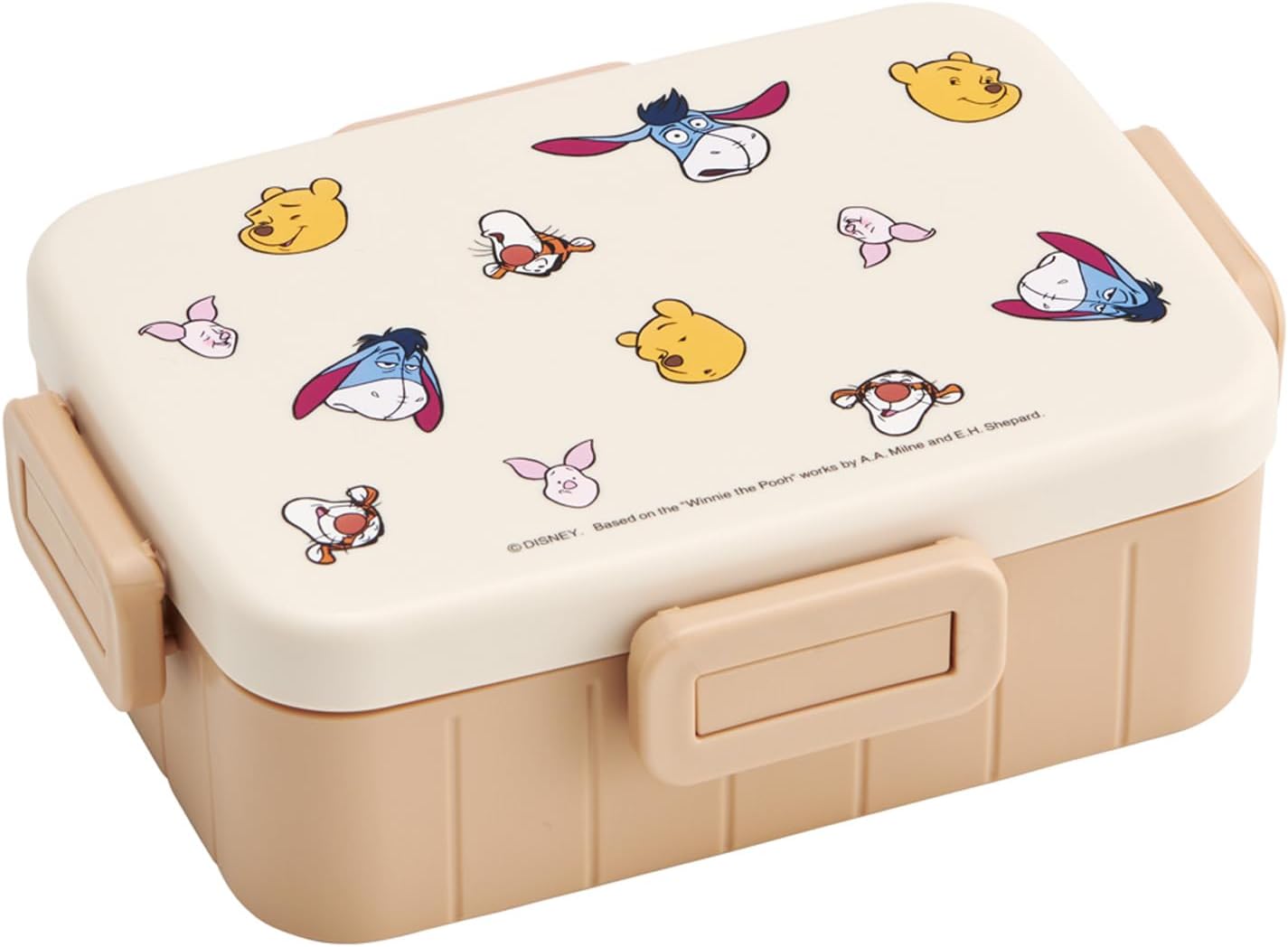 Skater die cut Slim 1 Tier Lunch Box 16.8 X 8.8 X 5.2 cm Winnie the Pooh Disney scan1