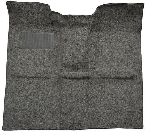 Replacement Auto Carpet Floor Liner - Molded Loop - fits 1967-1972 Chevrolet C20 Pickup Regular Cab 2WD Automatic 400 Trans without Gas Tank in Cab Column Shift (Black)
