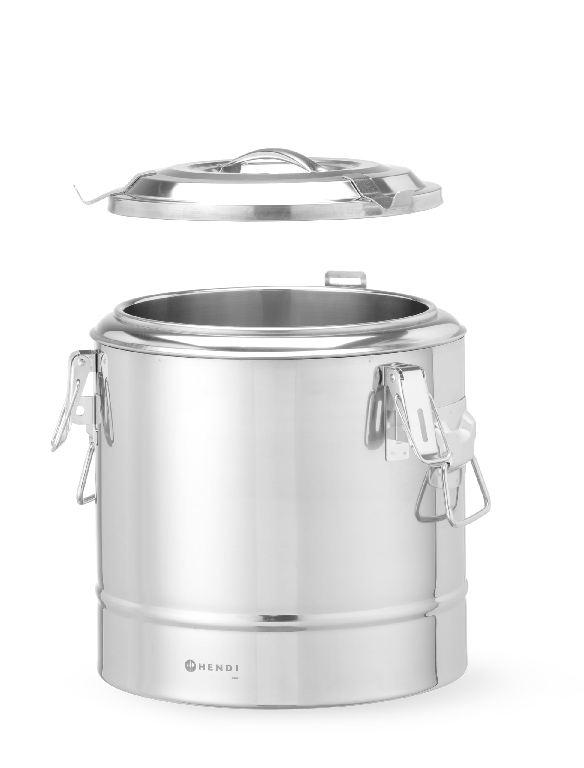 HENDI Contenitore isotermico portatile, doppia parete, 11L, ⌀300x(H)345mm, acciaio inox