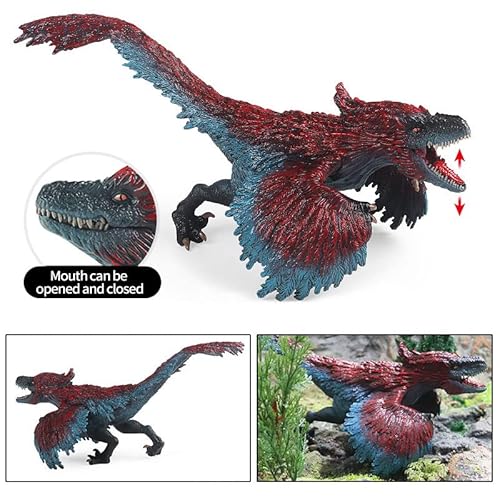 Pyroraptor Dinosaur Action Figure, 9.4In Collection Dino Toys With Movable Mouth, Cretaceous With Movable Pyroraptor Dinosaur Toy, Realisitic Dinosaur Toys For Boys And Girls #TOP2