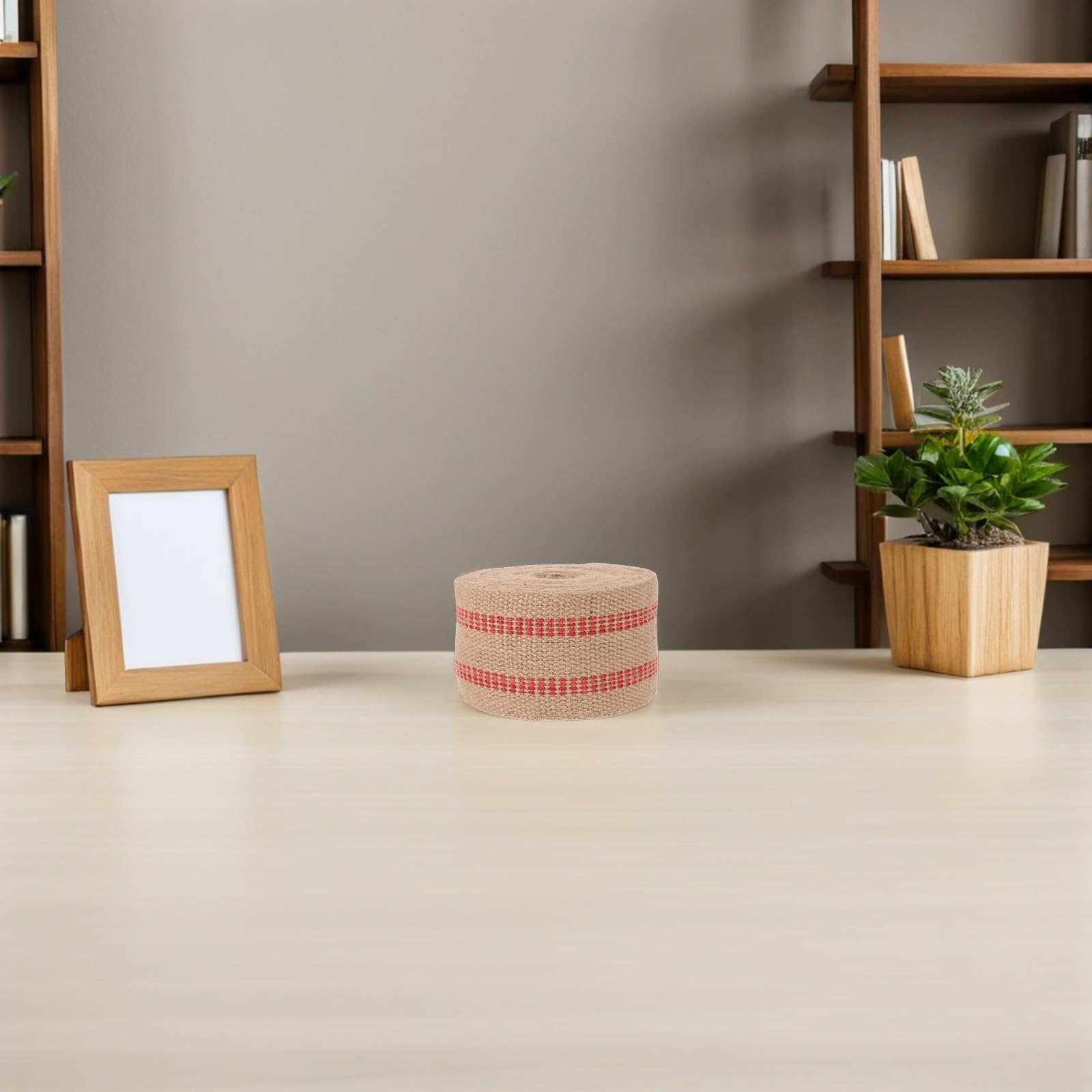 DOITOOL Iuta Per Lavori Artigianali Fettuccia Di Iuta Naturale Per Riparazione Mobili Nastro Di Per Imballaggio e Decorazioni