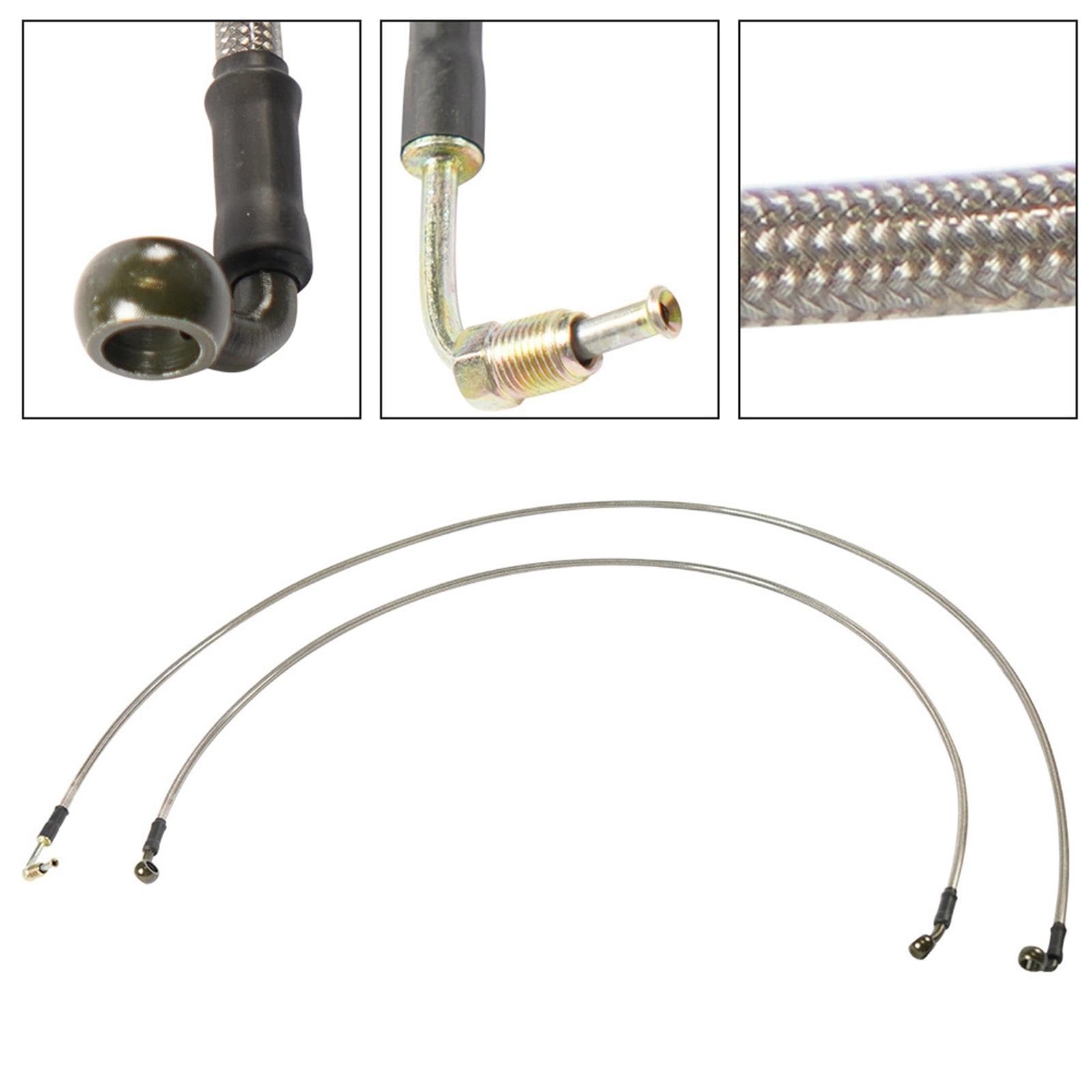 Motocicleta Latiguillo Freno para Polaris RZR 800 570XP 4 900 Líneas De Freno De Motocicleta Líneas De Freno Delanteras Y Traseras Extendidas