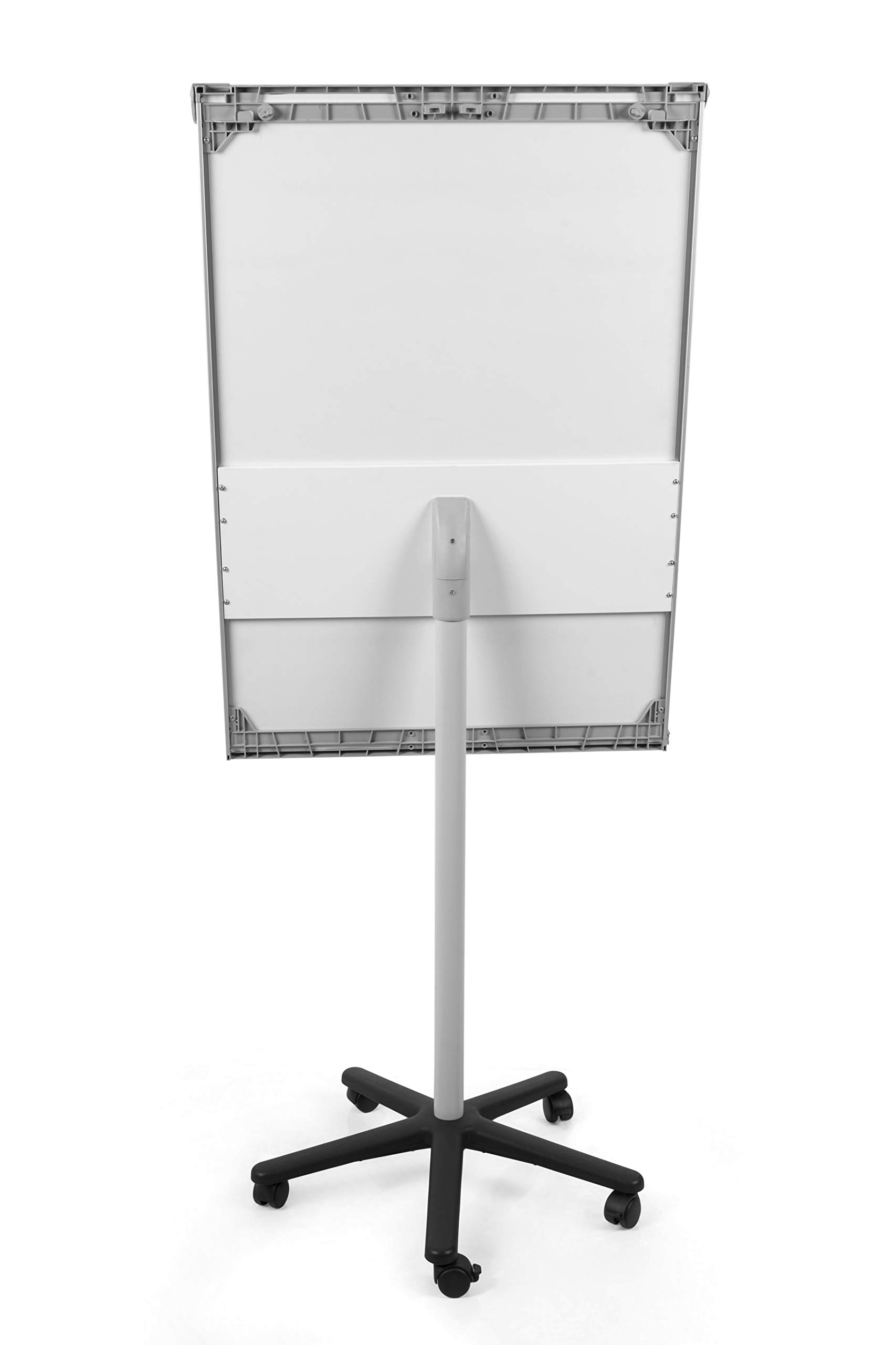 Bi-Office Lavagna Portablocco Mobile Smart, Lavagna a Fogli Mobili Portatile Con Cornice Grigia, Superficie Magnetica, Dimensioni Panello Euro 700 x 1000 mm