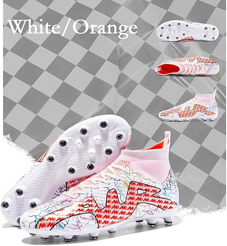 Miniatura 4 de DimaiGlobal Zapatos de fútbol para hombre, tacos de césped, zapatos de fútbol de alta calidad, transpirables, atléticos, botas de fútbol para