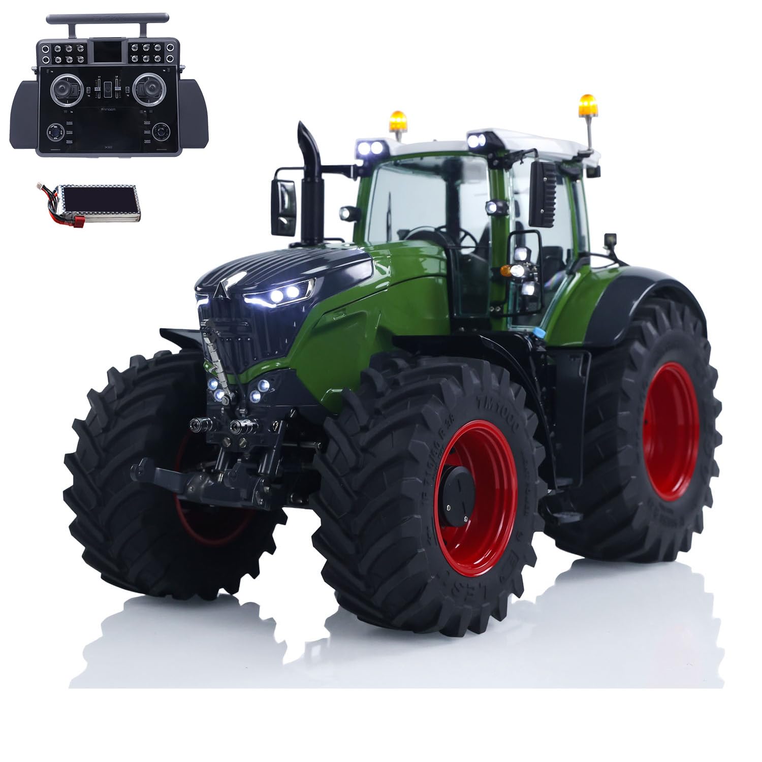 Amazon.com: wheelfun LESU AOUE 1050 4x4 1/14 Hydraulic Metal RC