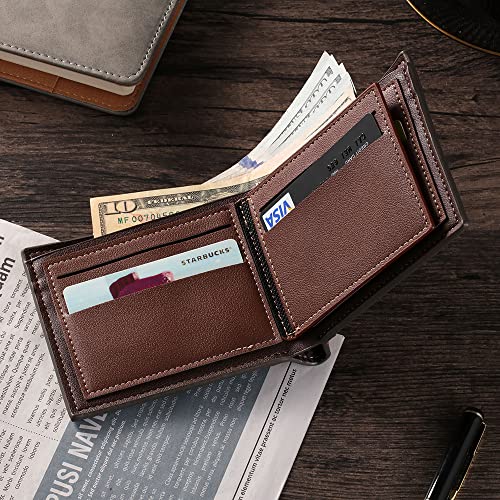Lovejewelry Customized Wallets for Men Engraved Leather Photo Wallet for Dad Son (style 5) - Thumbnail 6