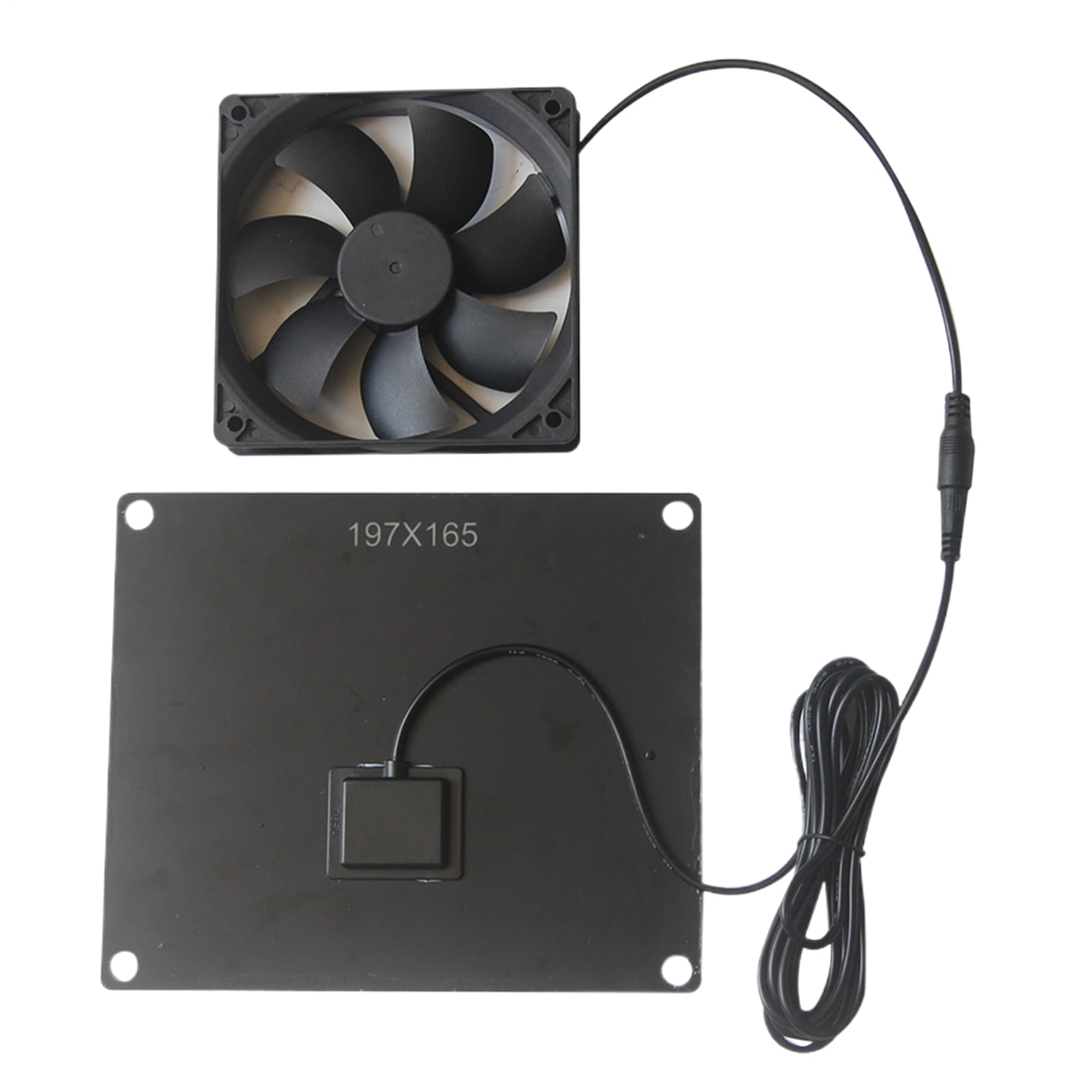 Ventilateur Solaire de Bâtiment Poulailler Contre la Chaleur 30W