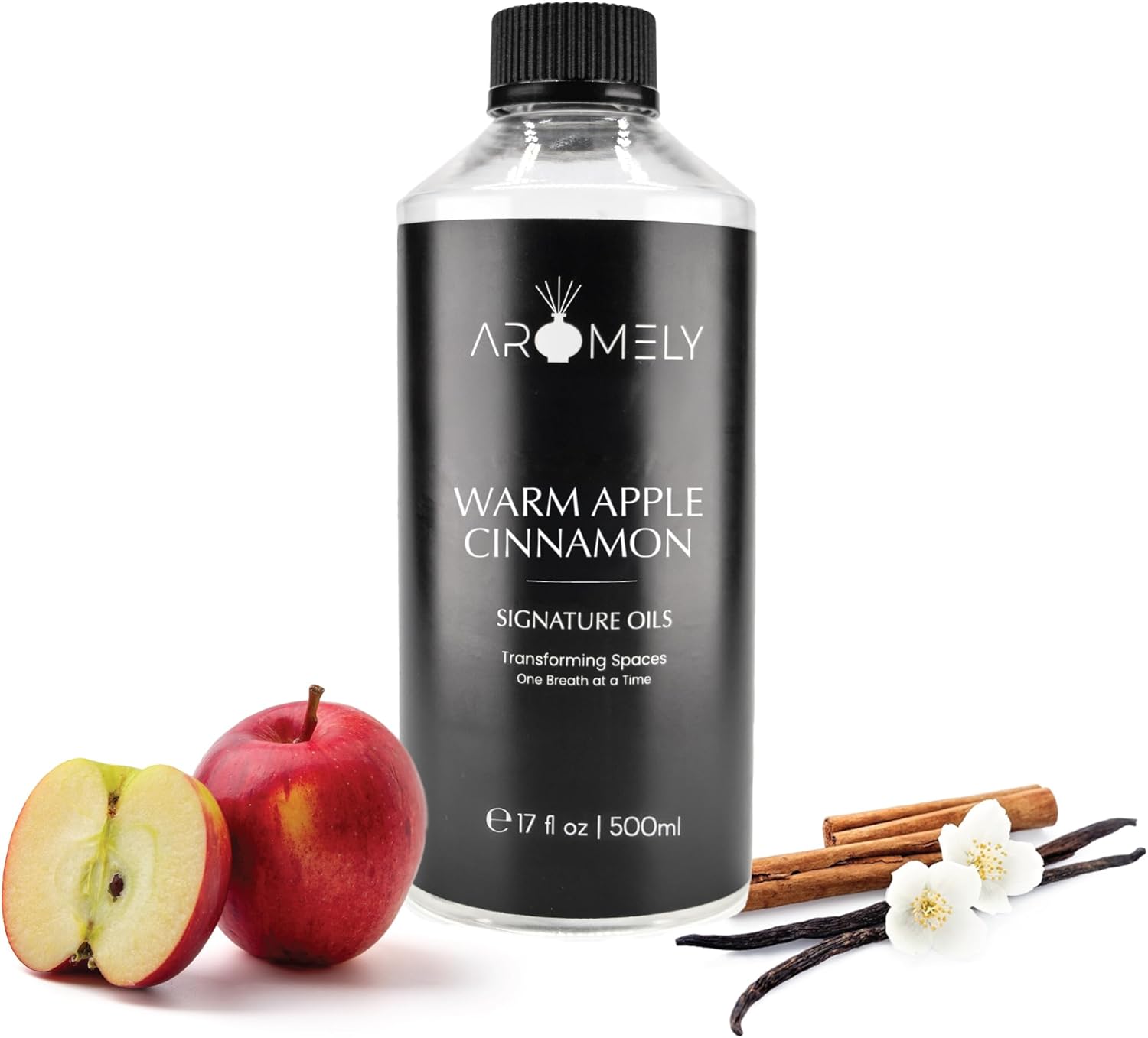 Warm Apple Cinnamon Diffuser Oil Blend – Christmas Scents – Signature Diffuser Aroma – Luxurious Fragrance with Notes of Apples, Cinnamon Sugar, Nutmeg, and Amyris. (120ml)