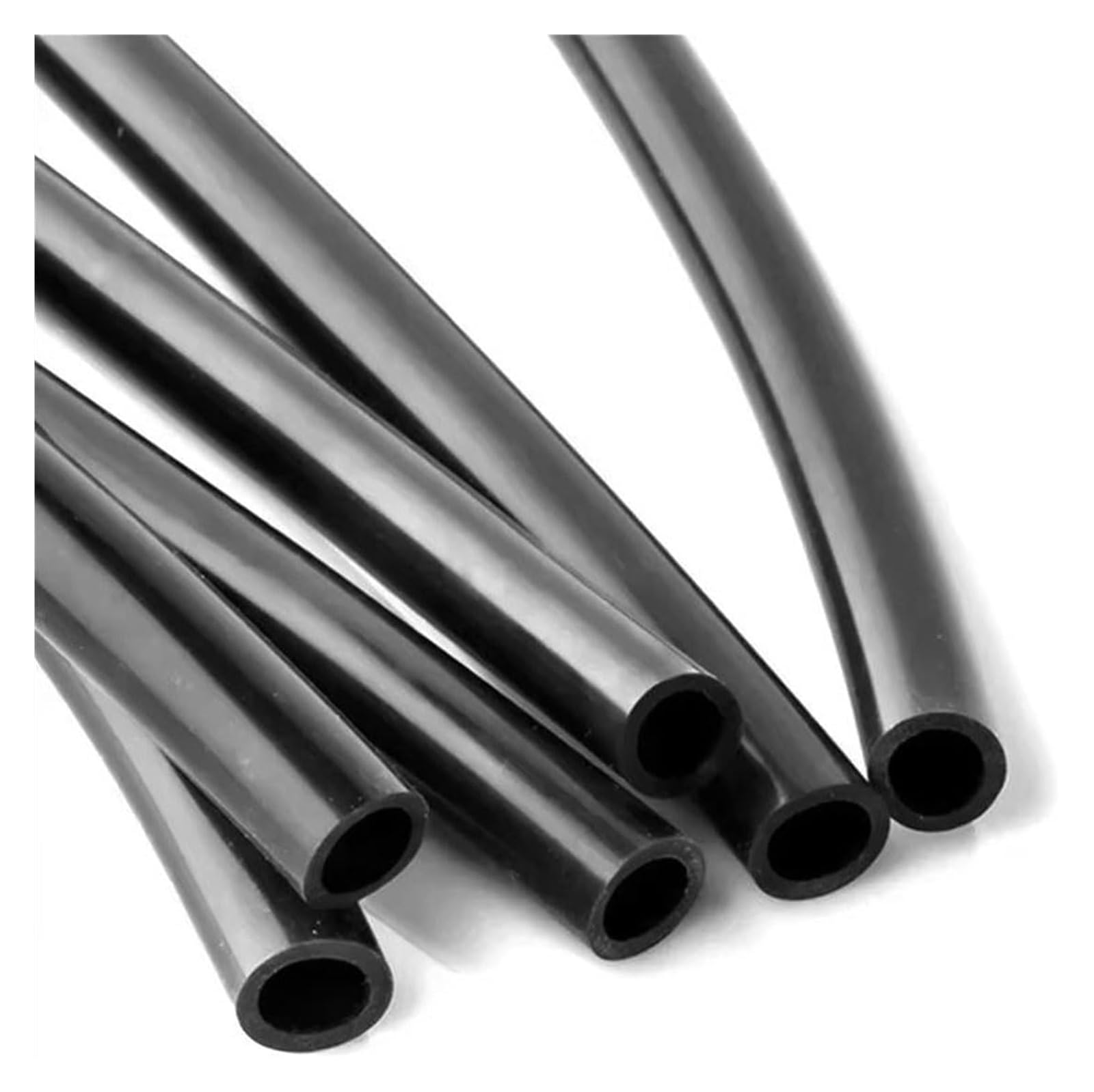 Flexibler Silikonschlauch, Vakuumröhre 1M Schlauch Silikon Universal ID 5mm-60mm Schwarz(ID 8mmxOD 14mm)