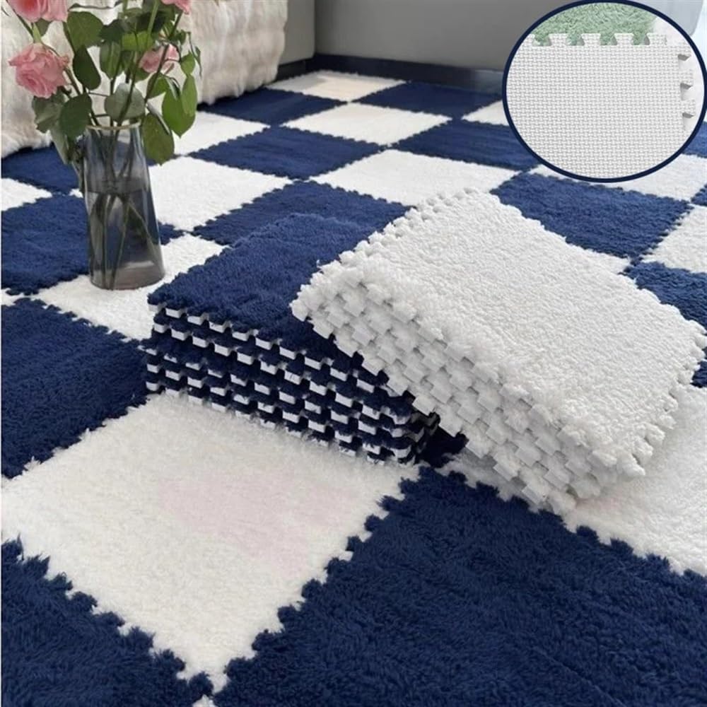 20 piezas de baldosas de espuma para piso, baldosas de alfombra despegables y adhesivas, fáciles de limpiar, tapete de escalada suave y difuso para actividades comerciales y de decoración del hogar (m
