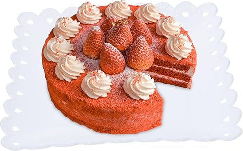 Miniatura 6 de NOLITOY Bandeja para servir aperitivos, frutas, postres, dulces, ideal para fiestas, vacaciones, organización de cocina, plato de comida resistente,