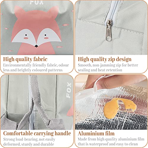 Sac Isotherme Enfant motif Renard Rose – Image 4