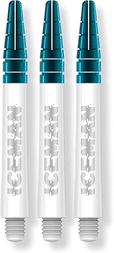 Miniatura 3 de RED DRAGON Gerwyn Price Iceman Nitro Ionic Dart Shaft Collection 5 juegos por paquete (15 ejes en total)