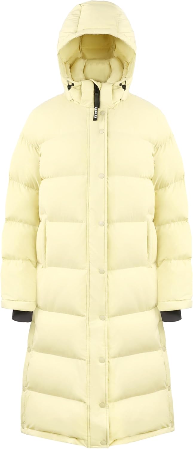 Orolay Women's Maxi Puffer Jacket Winter Warm Down Coat Casual Loose Jacket with Detachable Hood - Image 5