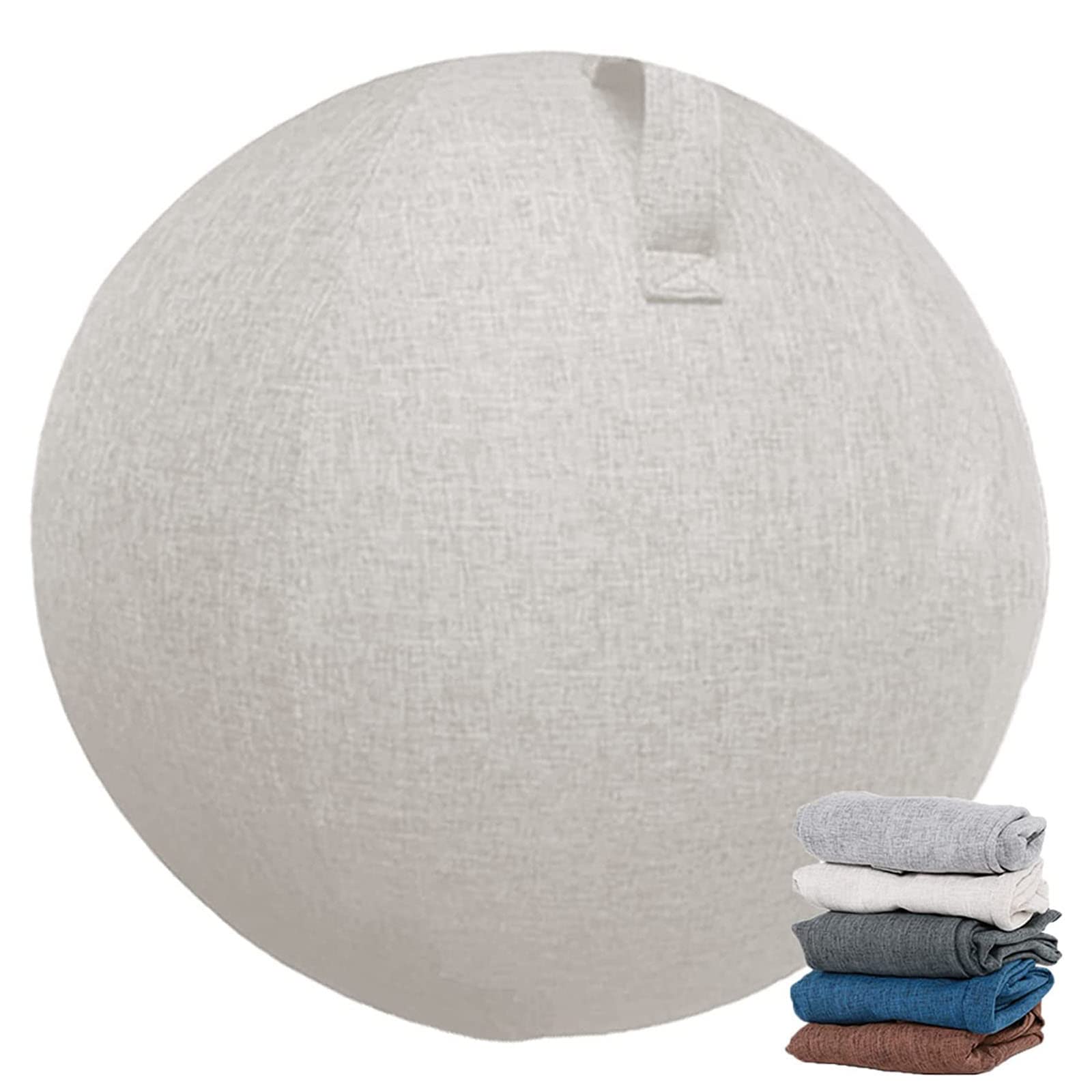 NILoykg& 55 cm / 65 cm / 75 cm Übung Yoga Gym Ball Cover Sitzball mit Geburtsball mit Griff für Schwangerschaft und Geburt Pilates