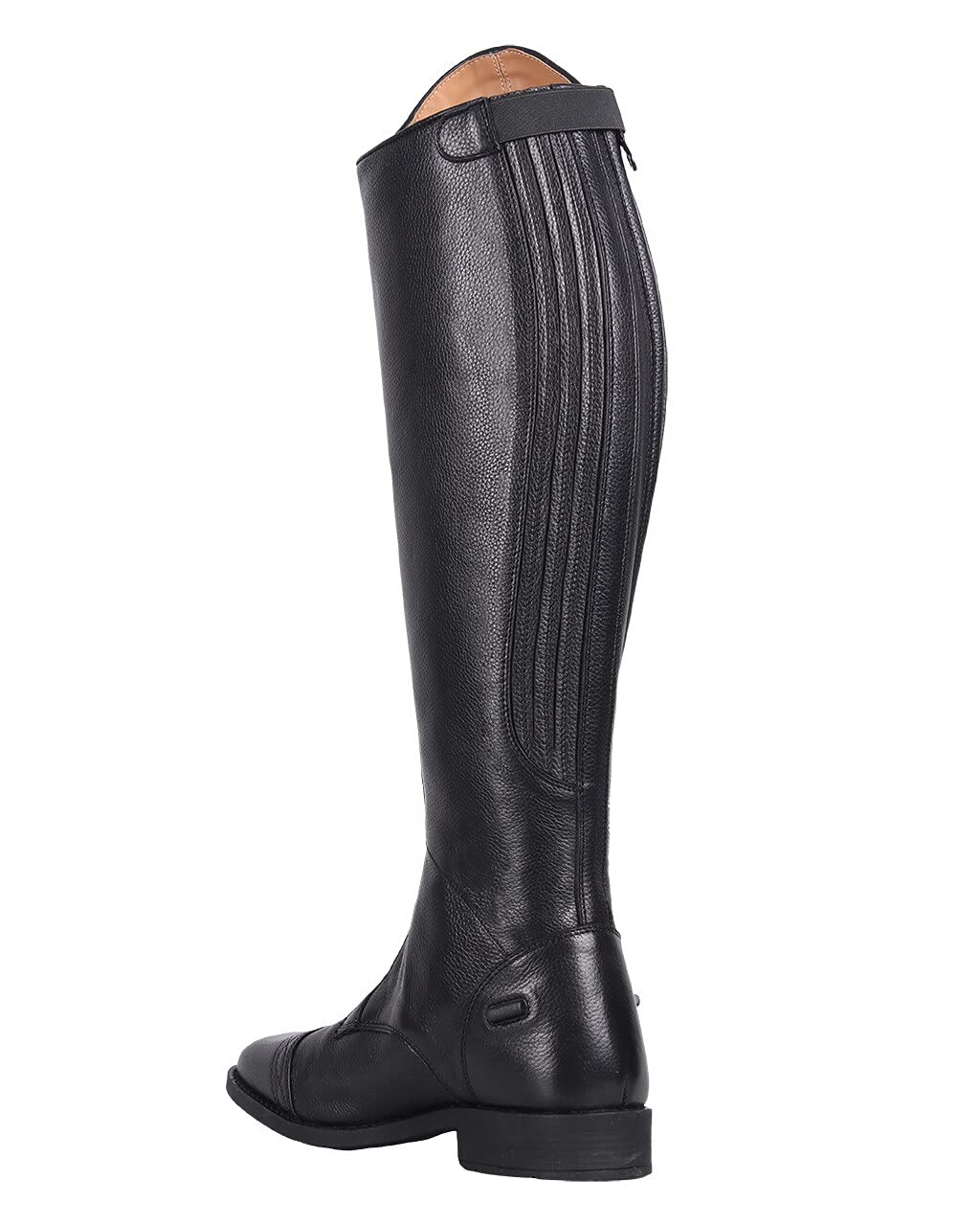 QHP Elegante bota de equitación piel mujer Tamar normal