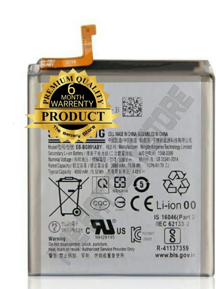 Image of THE BATTERY STORE Original EB-BG991ABY Battery for Samsung S21 5G SM-G991B SM-G991B Battery with 6 Month Warranty (for Samsung S21)