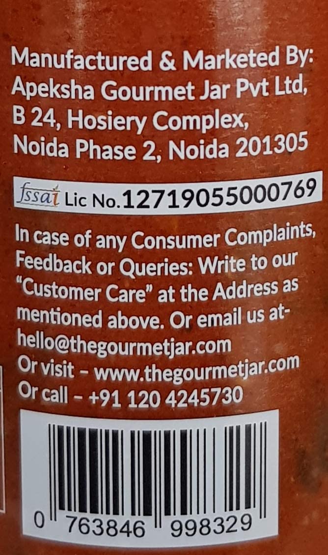 The Gourmet Jar Basil Pasta Sauce 390g| 100% Natural, No Preservatives, No Artificial Colors, No Artificial Flavouring agents| Vegan| Gluten Free| Made with Hydroponic Basil Leaves & Fresh Vine- Ripened Roma and Cherry Tomatoes| Enjoy it with all types of pasta | Pack of 2