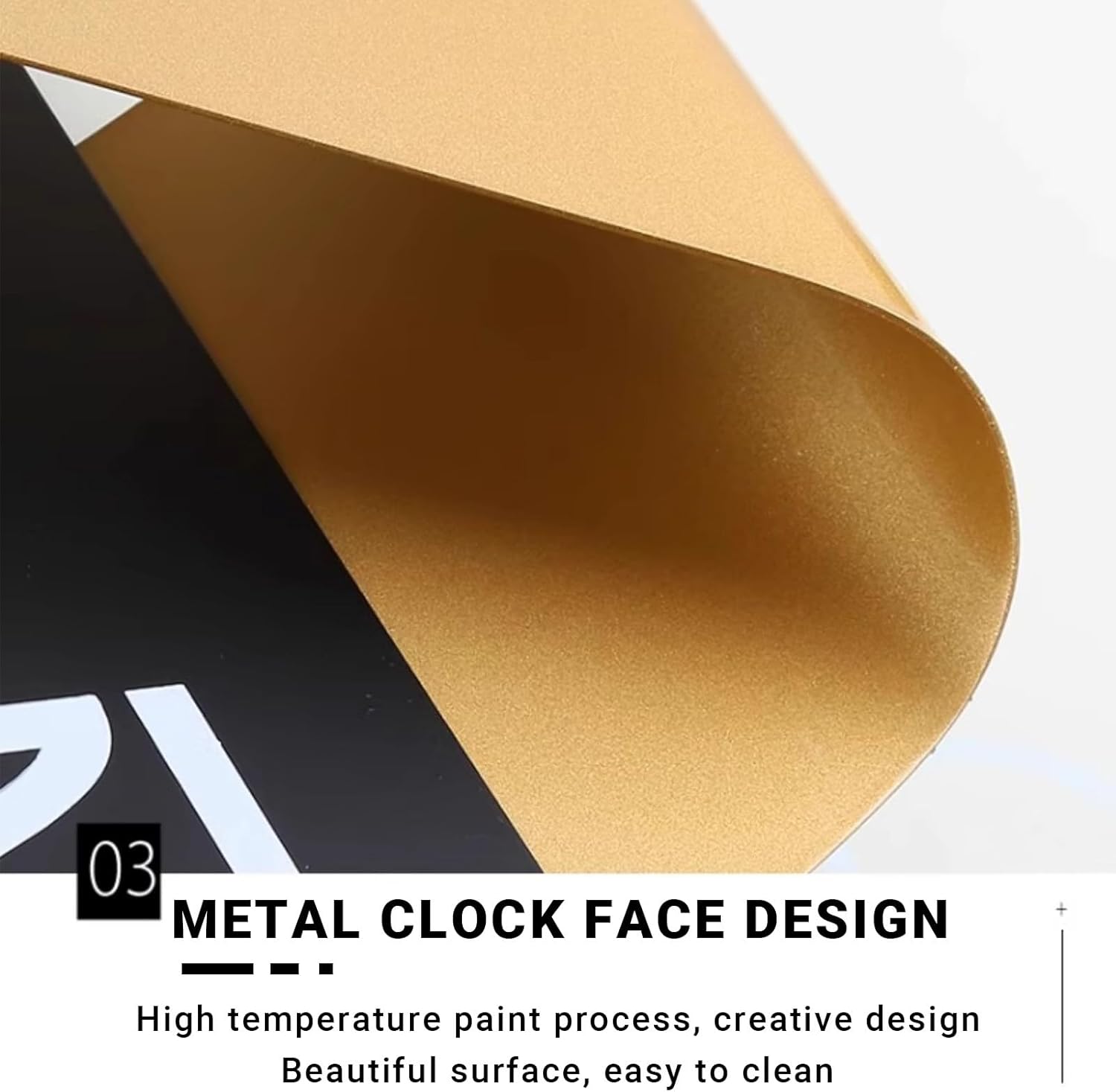 Classic Style Entrance Decorative Wall Clock,Creative Silent Wall Clocks for Living Room,Metal Decoration with Pendulum,for Living Room Bedroom Dining Room,Battery Operated