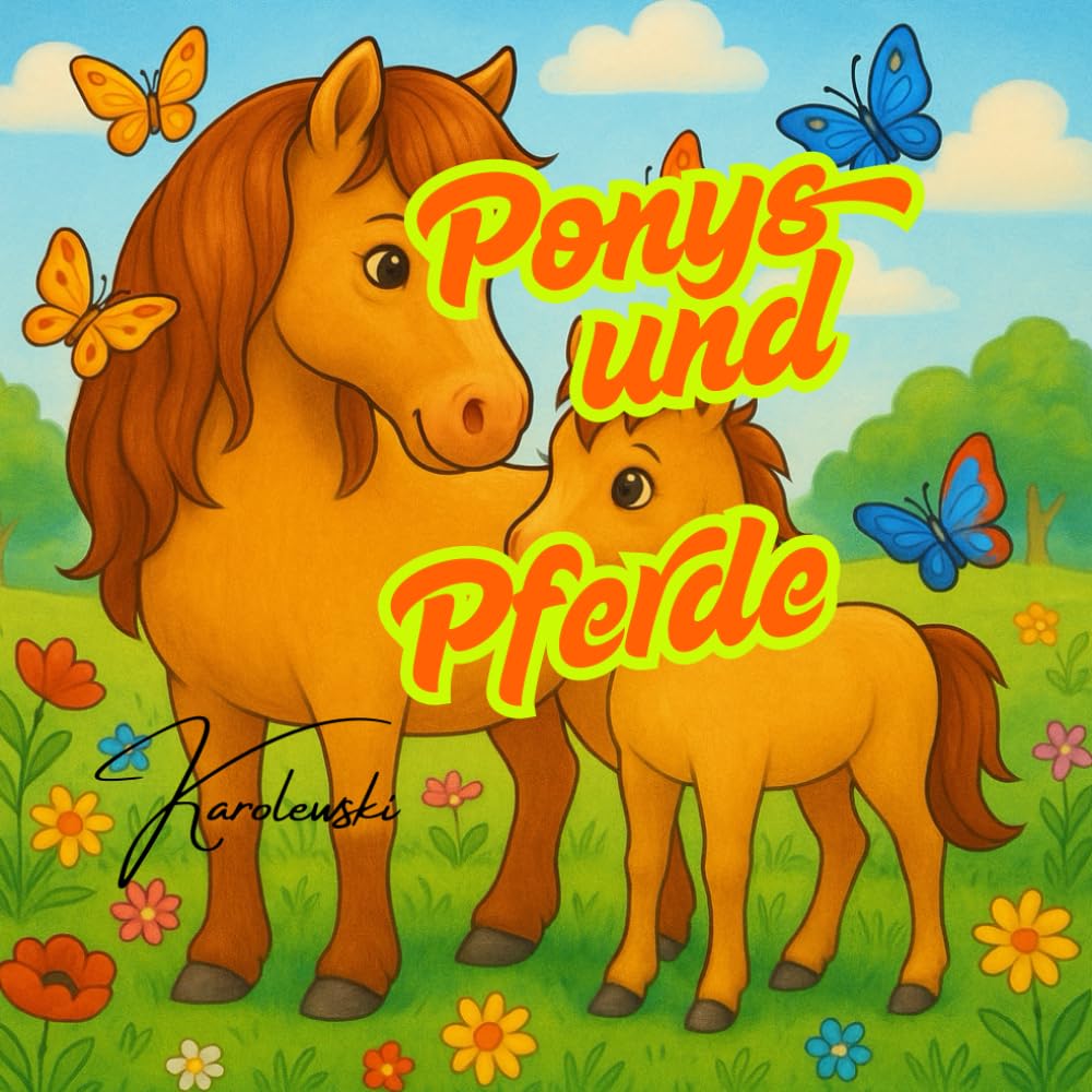 Ponys und Pferde