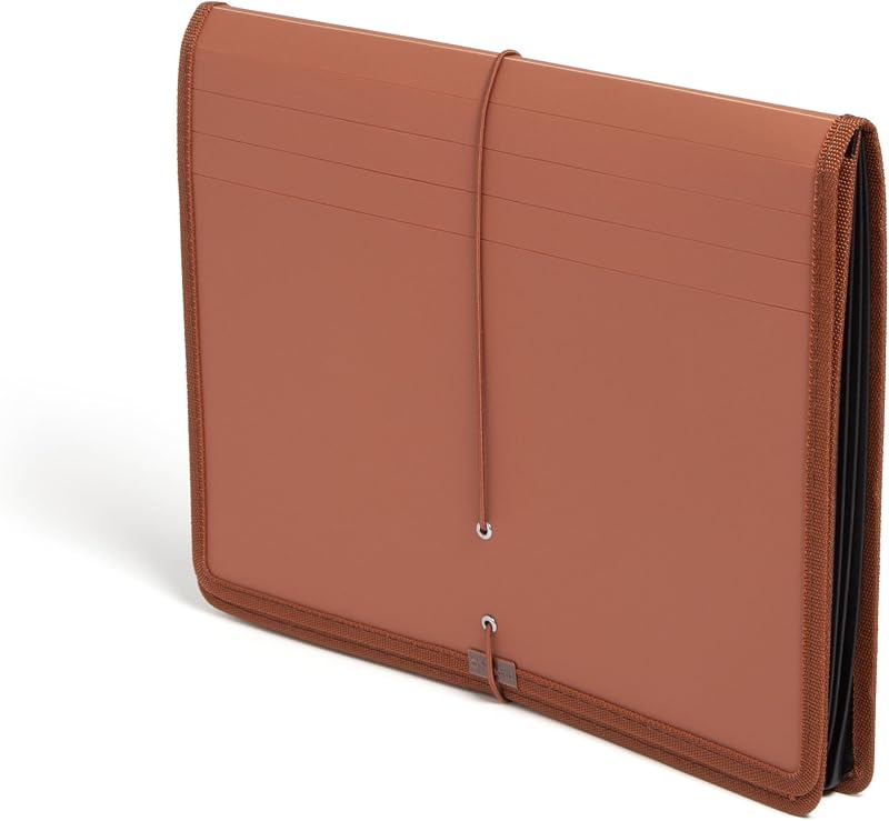 Smead Tuff Premium Poly Wallet, organizador de archivos de acordeón para carpetas de archivos, tamaño carta, expansión de 5-1/4 pulgadas, suministros de oficina, organizador de documentos (73788)