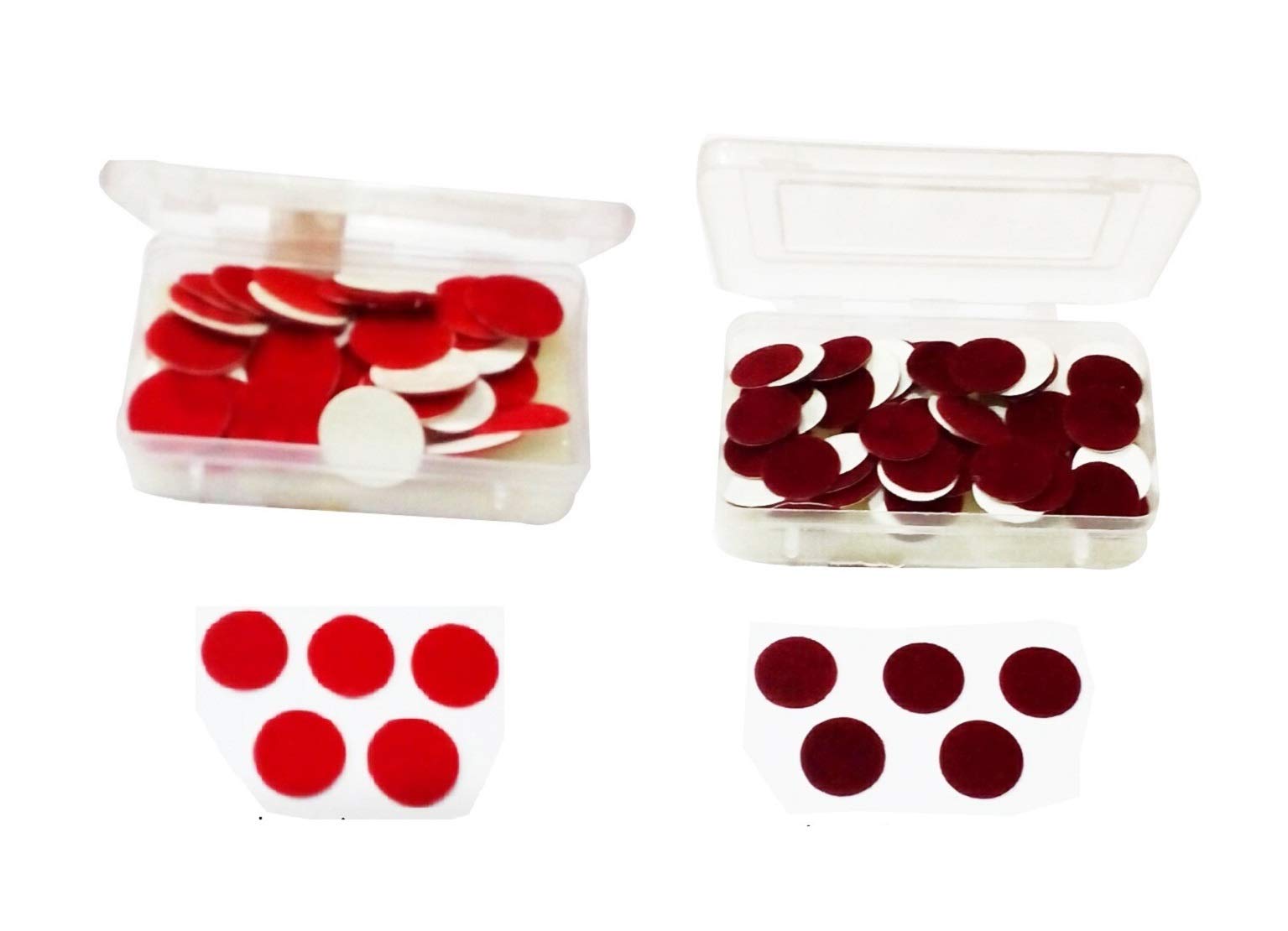 DeLegarde® Loose Large Round Velvet Plain Bindi for Women Size 1.2 cm