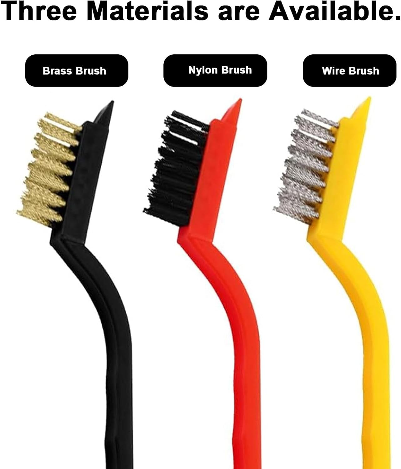 Crevice Cleaning Brush, Crevice Cleaning Brushes for Household Use, Hard Bristle Crevice Cleaning Brush, for Kitchen, Faucets, Grout, Bathroom, Corners (Multicolored, 7 Pack) image 3
