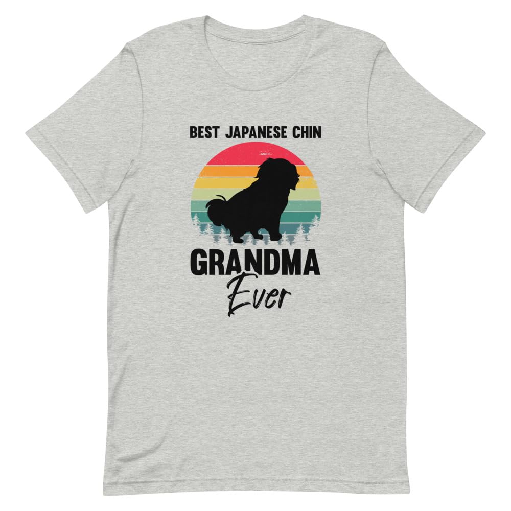 Dog Parent T-shirt Chin Japonais pour vos promenades en plein air