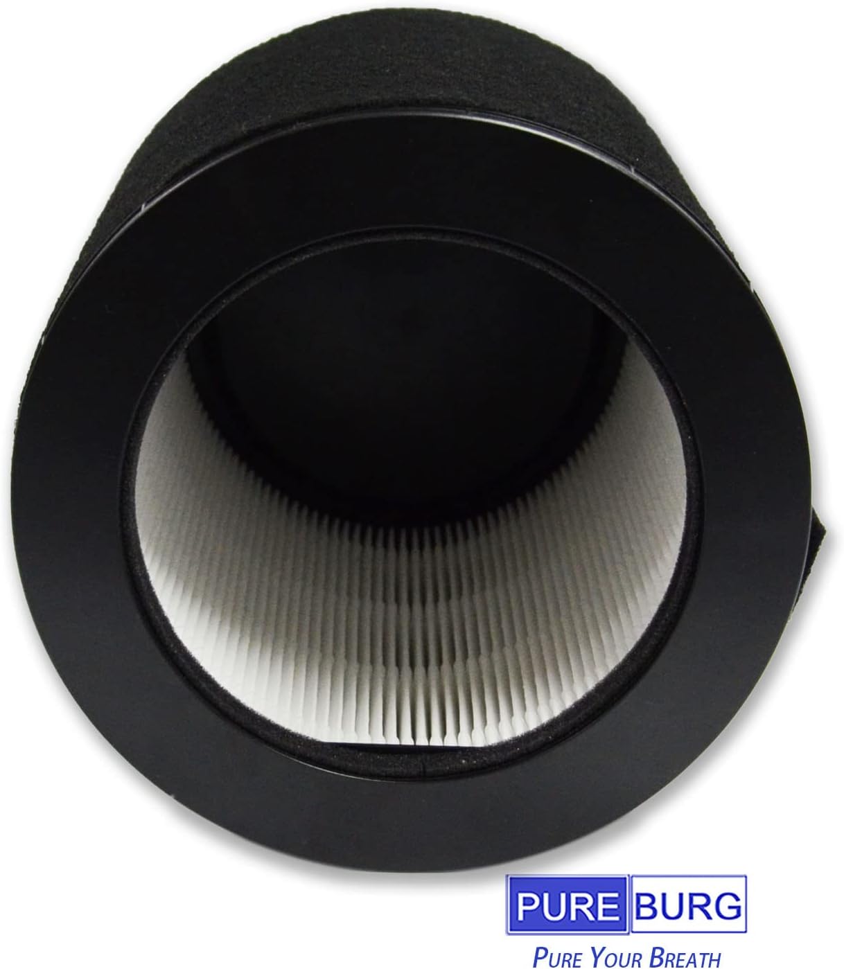 PUREBURG Replacement Filter Set Compatible with TaoTronics TT-AP008 & Gukify AP008 Air Purifiers,H13 HEPA Activated Carbon Pre-Filter 3-Stage Filtration Air Clean VOCs Odor