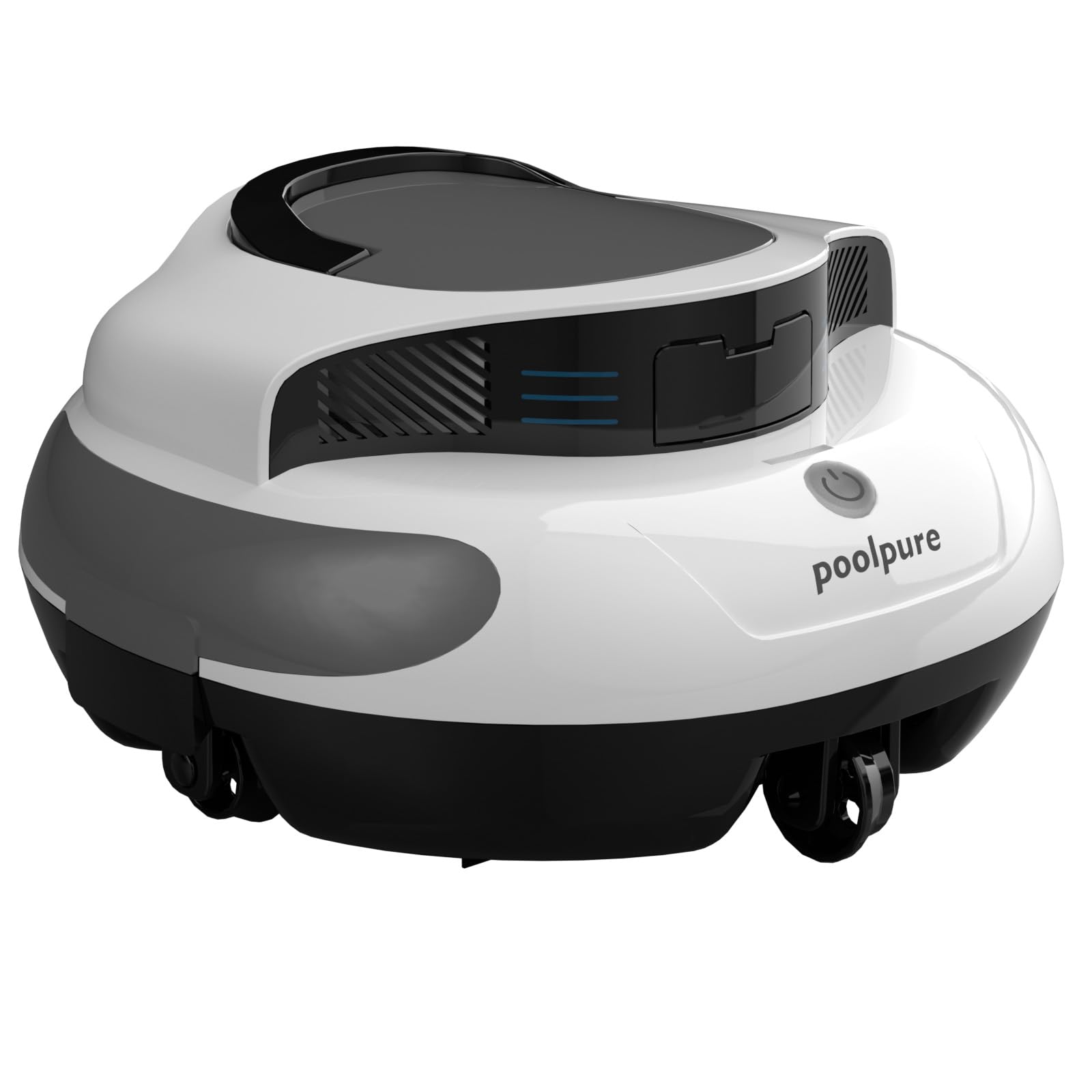 POOLPURE Self-Parking Automatic Pool Vacuum for Up to 35 ft Inground & Above-Ground Pools, Dual 35W Motors, 110-Min Runtime, 4500mAh Battery, Fine Debris & Algae Removal2026