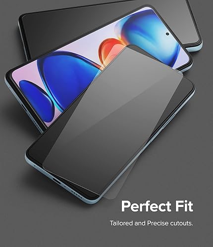 Miniatura 3 de Ringke Paquete de 2 protectores de pantalla de vidrio templado compatibles con Xiaomi Redmi Note 11 Pro+ Plus, película de vidrio de alta calidad,