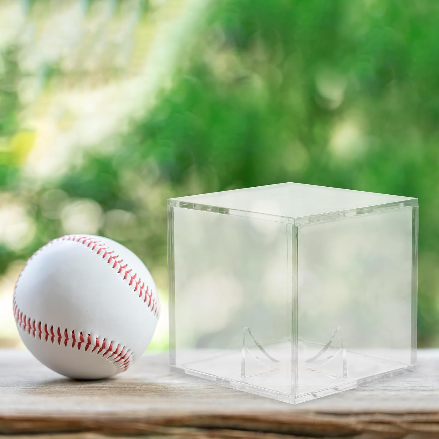 Transparent Acrylic Tennis Display Case Secure Storage Box Holder for Tennis Balls Ideal for Sports Memorabilia and Collectibles