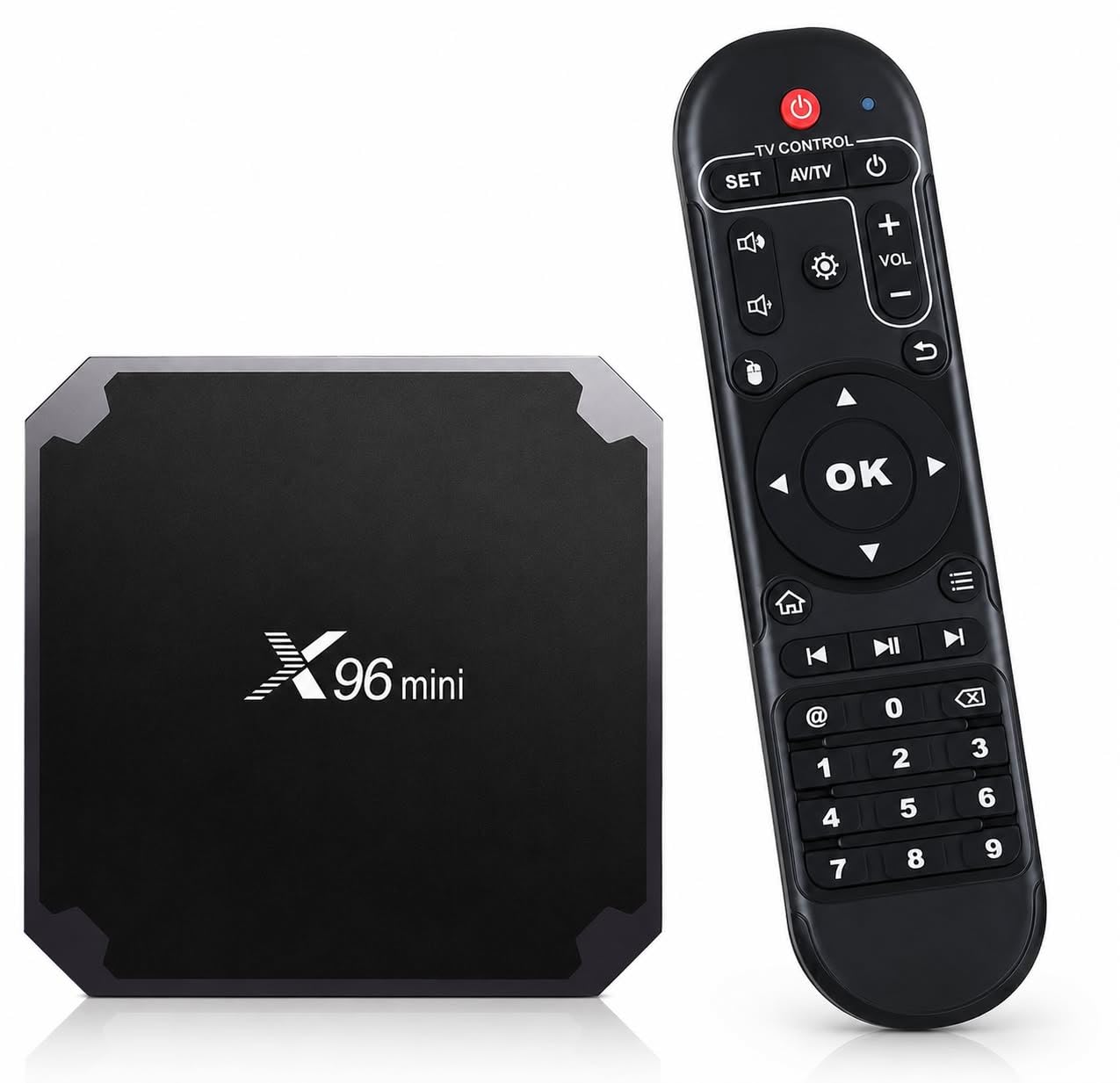 2026 Caja IPTV, TV Box Reproductor Multimedia de Transmisión Android 11.0/Caja TV 4K con Amlogic S905W2 Quad-Core chipset, 64 bits 2GB/16GB,WiFi,4K HD,H.265, Smarters Pro, X96Q