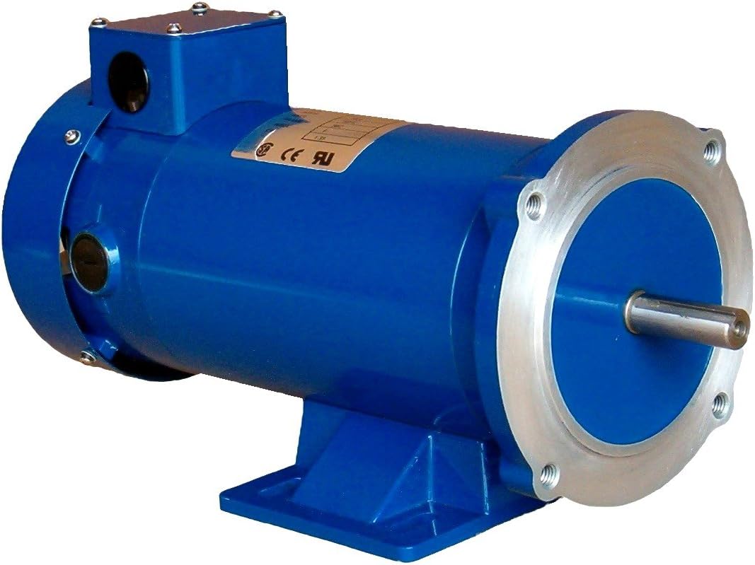 Hallmark Industries MD0510E MD0510E, DC Motor, 1hp, 1750 RPM, 12VDC, 56C, TEFC, with Foot