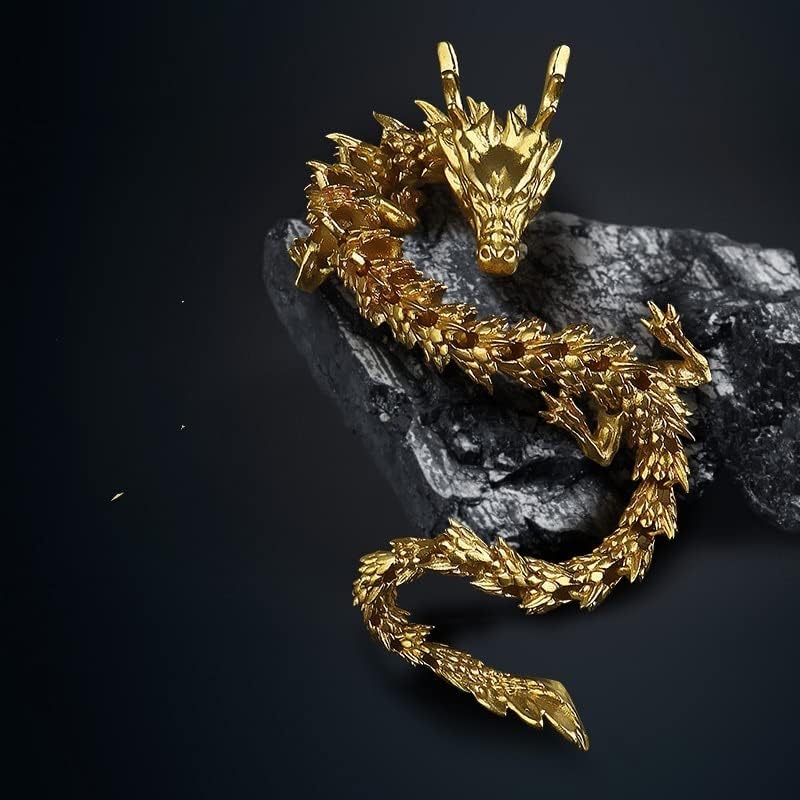 Amazon.co.jp: XMayGift 金龍 龍の置物 関節可動性 縁起物 機運上昇