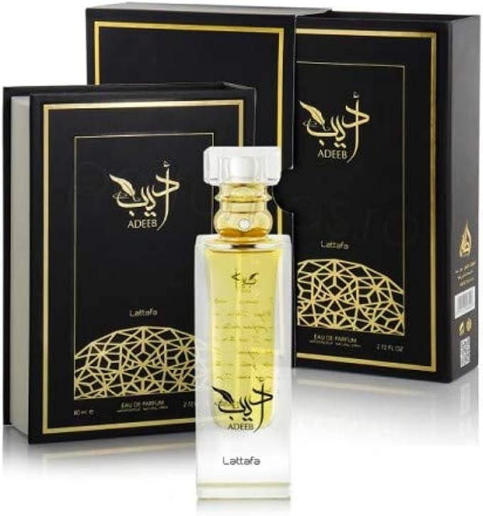 Lattafa Adeeb by Lattafa for Women - 2.72 oz EDP Spray