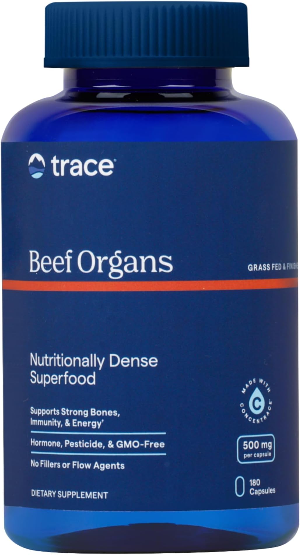 Beef Organs - Beef Organ Supplement for Daily Wellness - Immune System, Heart, Energy, Hair, Skin & Bone Health - Natural Superfood - Keto & Paleo-Friendly - 180 Count (30 Servings)