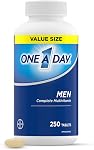 One A Day Multivitamine pour Hommes - Vitamines Quotidiennes Pour Hommes - Multivitamine Masculine Avec Vitamine A, Vitamine C, Vitamine D Et Zinc Pour Le Soutien Immunitaire, Vitamine E, B12, Magnésium, Lycopène Calcium, 250 comprimés