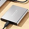 SSD portátil de 2 TB, unidade de estado sólido externa, expansão de armazenamento de grande capacidade para telefone e computador, prata