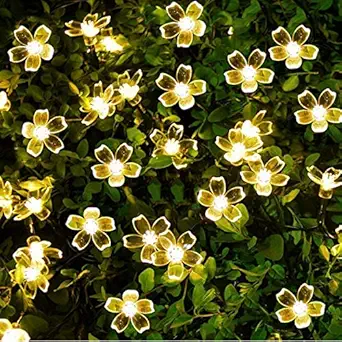 One94Store Cotton Ball String Lights 16 Led (Plug-in) Decorative Lights for Diwali, Christmas, Party and Wedding Events (Warm White)(16 Led)