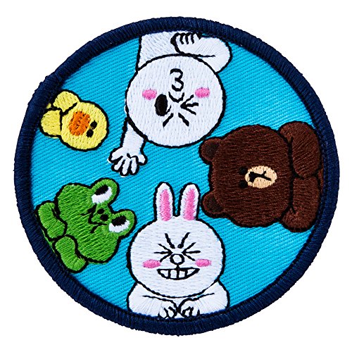 Embleme de style Minoda LINE coton fer et etancheite AMIS amphibies L01Y5981